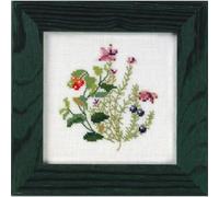 Eva Rosenstand Kreuzstich Set Mini-Bilder Heide Zählmuster