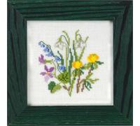 Eva Rosenstand Kreuzstich Set Mini Garten Frühling Zählmuster