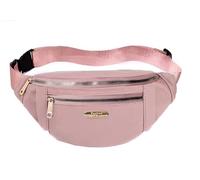 EVANCARY Damen Bauchtasche, Modische Hüfttasche mit verstellbarem Riemen, Pink, 11.02L x 5.11W x 3.15H inches, Wasserdicht, Cross-Body