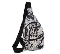 EVANCARY Kleine Schultertasche für Damen und Herren, Sling-Rucksack, Brusttasche, Tagesrucksack, Crossbody-Tasche für Reisen, Outdoor, Wandern, R, mehrfarbig, Small, Tagesrucksäcke