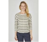 Eve in Paradise - T-Shirt Iris mit Streifen aus leichtem Leinenjersey mehrfarbig - Gr. - 42