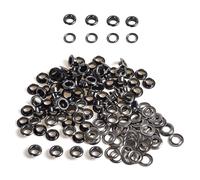 Event Decor Shop 5 mm Ösen mit Unterlegscheiben - langlebige Eisen-Ösen für Lederwaren, Kleidung, Bänder, Schnürung, Scrapbooking und DIY-Kunst- und Bastelprojekte, Rotguss, 500 Stück