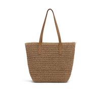 EVEOUT Stroh Schultertasche für Damen Sommer Boho Strohtasche Geflochten Shopper für Strand Urlaub