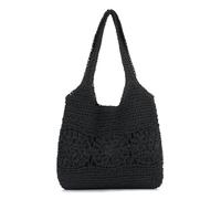 EVEOUT Stroh Schultertaschen für Damen Sommer Strohtasche Strand Gewebte Tote Tasche aus Raffia Shopper Tragetasche für Urlaub