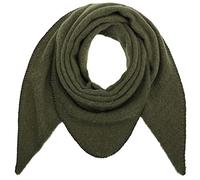 Ever Bloom Damen Schal XXL, Flauschige Weiche Dreieck Schale, Poncho, Dreieckstuch Strickschal Halstuch für Frauen und Mädchen Lang Kuschelig, Einfarbig 190 * 80 cm, Schal Farben:Oliv Grün