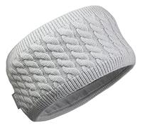 Ever Bloom Damen Winter Stirnband, Gestricktes Haarband Zopfmuster, Mädchen Ohrenwärmer gefüttert mit Fleece Innenfutter, Warmes Kopfband für Wandern Joggen Freizeit, Winter Stirnband:Ecru