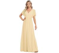 Ever-Pretty Abendkleider Damen Elegant für Hochzeit Knielang A-Line Cocktailkleid High Low Festliche Kleider EE0164A