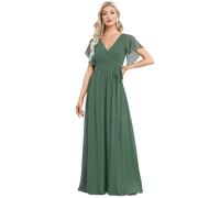 Ever-Pretty Abendkleider Damen Elegant für Hochzeit Knielang A-Line Cocktailkleid High Low Festliche Kleider EE0164A
