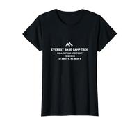 Everest-Basislager, Trek, Kala Patthar, Aussichtspunkt, 5545 m Preisgünstiges Grafik-T-Shirt, Damen, Schwarz, XS