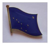 Everflag Flaggen-Pin vergoldet : Alaska