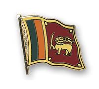 Everflag Flaggen-Pin vergoldet : Sri Lanka