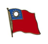 Everflag Flaggen-Pin vergoldet : Taiwan