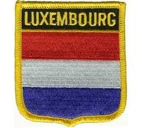Everflag Patch zum Aufbügeln oder Aufnähen : Luxemburg - Wappen