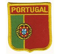 Everflag Patch zum Aufbügeln oder Aufnähen : Portugal - Wappen