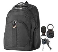 EVERKI Atlas Business 32L Laptop-Rucksack & Schnellverschluss-Leder-Schlüsselanhänger - Reisefreundlicher Rucksack mit verstellbarem, gepolstertem Fach für 13"-17,3" Laptops & magnetischem abnehmbaren