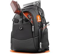 Everki Business 120 2 Laptop-Rucksack mit Regenschutz, 40L Fassungsvermögen, großes Fach für Laptops bis zu 18,4 Zoll, gepolsterte Tasche, strapazierfähiges Design mit mehreren Taschen - EKP120P-ECO
