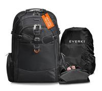 Everki Business 120 Laptop-Rucksack | 18,4″ Laptopfach, 40 L, Regenhülle, ideal für Arbeit & Gaming - Schwarz
