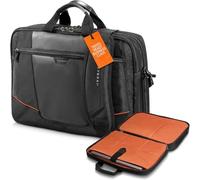 Everki Flight Briefcase - Laptoptasche für Notebooks bis 16 Zoll (40,6 cm) mit Akten- und Zubehör-Fach, Trolley-Lasche und weiteren hochwertigen Funktionen, Schwarz