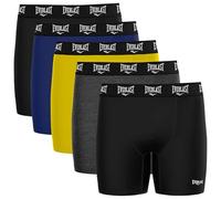 Everlast Performance Men s Boxer Brief 5 Pc Pack, Men s Underwear Boxer Briefs, Soft & Comfortable Waistband, Anti-Chafing (US, Alpha, Small, Regular, Regular, Black/Grey/Blue/Yellow)