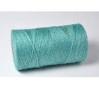 EVERLASTO Farbige Jute-Schnüre, 1-kg-Spulen, Baumwolle, Aqua Blue, 2mm, 600
