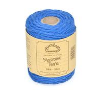 Everlasto Makramee-Garn aus weicher Baumwolle, 50 m Spulen - 38/6 (ca. 4 mm) (Oxford-Blau)