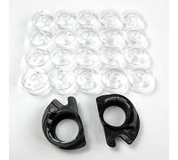 evernice 2 Spulenkapsel + 20 Spulen für Singer Apollo 9100 6500 Brasilien 421325 002