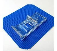 EVERNICE Transparenter Binderfuß mit Führung 796402004 für Janome 900CPX, Cover Pro 1000CPX, 2000CPX und Elna Easycover