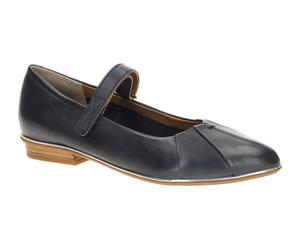 Everybody Batilda Mary-Jane Ballerina Schuhe blau silber Rahmen - Größe 41.5