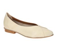 Everybody Beta Ballerina Schuhe beige silber Rahmen - Größe 38.5