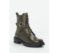 Everybody Schnürstiefelette in grün in Größe: 37 für Damen