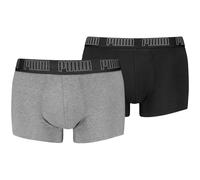 Everyday Basic Trunks 2er-Pack Herren Unterhose, grau, Gr. S