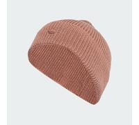 Everyday Icons Beanie mit Ton in Ton Metall Trefoil Warm Clay L/XL