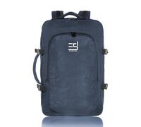 EVERYDAY SAFARI Handgepäck RYANAIR geeigneter Reiserucksack 55x40x20 cm in schwarz blau Maße erfüllen Ryanair Bestimmungen Kabinengepäck, Reisegepäck, Koffertasche Dunkelblau