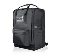 EVERYDAY SAFARI Ryanair Rucksack 40x20x25 Handgepäck geeignet | leicht mit Laptopfach, Reiserucksack schwarz Daypack Tagesrucksack Wanderrucksack City Laptoprucksack wasserabweisend