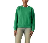 Sweatshirt LEVI'S "EVERYDAY CREW SWEATSHIRT", Damen, Gr. XS (34), pine grün brushed fleece, Sweatware, Obermaterial: 58% Baumwolle, 42% Polyester, unifarben, regular fit normal, Rundhals, Bündchen, Sw