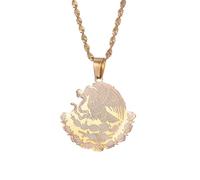 Everyiod Halskette Mit Anhänger Mit Mexiko-Karte - Modischer, Trendiger Halsketten-Charm-Schmuck Mit Mexiko-Karte, Pullover-Halskette Im Ethnischen Stil Für Frauen/Männer/Mädchen/Jungen/Unisex,