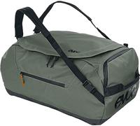 EVOC Duffle Bag 60 Reisetasche, Dark Olive - Black | Sporttasche, wasserfestes und 100% PVC-freies Tarpualin, gepolsterte Schultergurte, Volumen: 60l, Gewicht: 965 g
