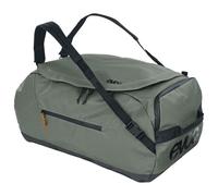EVOC DUFFLE BAG 60, Sporttasche (wasserfestes und 100% PVC-freies Tarpualin, gepolsterte Schultergurte, Volumen: 60l, Gewicht: 965 g, Maße: 60 x 34 x 30 cm), Dark Olive - Black