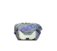 EVOC HIP Pack PRO 3, Hüfttasche (AERO Flex Hüftgurt, Bauchtasche mit AIR Flow Contact System, Mesh-Material, Werkzeugfach, perfekes Fahrradzubehört für Trail-Liebhaber), Steel - Violet - Dark Olive