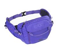 EVOC HIP Pack 3 + Hydration Bladder 1,5 Hüfttasche mit Trinkblase (kompakte Bauchtasche mit Wassersack, optimaler Sitz, Volumen: 3 l), Violet