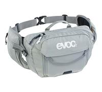 EVOC HIP PACK 3l Hüfttasche Bauchtasche Hüftbeutel (3l Fassungsvermögen, AIRFLOW CONTACT SYSTEM, verstellbarer Hüftgurt, VENTI FLAP-System), Steingrau