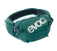 EVOC HIP Pack PRO 3, Hüfttasche (AERO Flex Hüftgurt, Bauchtasche mit AIR Flow Contact System, Mesh-Material, Werkzeugfach, perfekes Fahrradzubehört für Trail-Liebhaber), Bottle Green