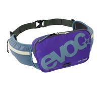 EVOC HIP Pouch Hüfttasche, Bauchtasche (leichte Gürteltasche mit Mehreren Fächern, Fahrradzubehör mit AIR PAD System, individuell anpassbar), Steel - Violet - Dark Olive