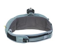 EVOC HIP Pouch PRO + Drink Bottle 0,55 Hüfttasche, Steel | Hüfttasche für Fahrradtouren, Bauchtasche mit verstellbaren Gurten inkl. 550 ml Trinkflasche, 2 Hüftgurttaschen