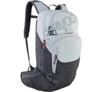 EVOC LINE 20 Tourenrucksack, Skirucksack (NEURALITE SYSTEM, separates Lawinenfach mit Notfallplan, Ski-/Snowboard Befestigungsmöglichkeiten, Hüftgurttaschen, BODY HUGGING), Silber/Karbongrau meliert