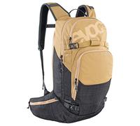 EVOC LINE 20 Tourenrucksack, Skirucksack (NEURALITE SYSTEM, separates Lawinenfach mit Notfallplan, Ski-/Snowboard Befestigungsmöglichkeiten, Hüftgurttaschen, BODDY HUGGING), Gold meliert/Karbongrau