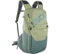 EVOC RIDE 16 Fahrradrucksack, Backpack für Outdoor-Aktivitäten & Alltag (Trekkingrucksack mit cleverem Taschenmanagement, belüftet durch Rückenpolsterung, Trinkrucksack mit Trinkblasenfach), Olive