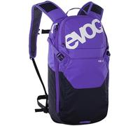 EVOC RIDE 8 Fahrradrucksack, Trekkingrucksack für Trails & andere Aktivitäten (Backpack mit cleverem Taschenmanagement, AIR-PAD-Rückenpolsterung, hochwertiger Tagesrucksack), Violet - Black