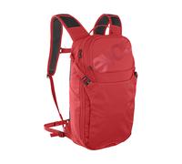 EVOC Ride 8 Fahrradrucksack, Trekkingrucksack (Backpack mit cleverem Taschenmanagement, AIR-PAD-Rückenpolsterung, Fahrradtasche), True Red