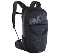 EVOC STAGE 12 Rucksack, black | Backpack, verstellbare Schultergurte durch BRACE LINK, AIR FLOW CONTACT SYSTEM, inkl. Trinkblasenfach
